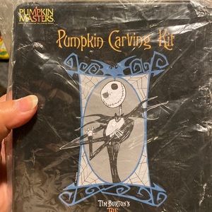 Never been opened nightmare before Christmas pumpkin carving set
